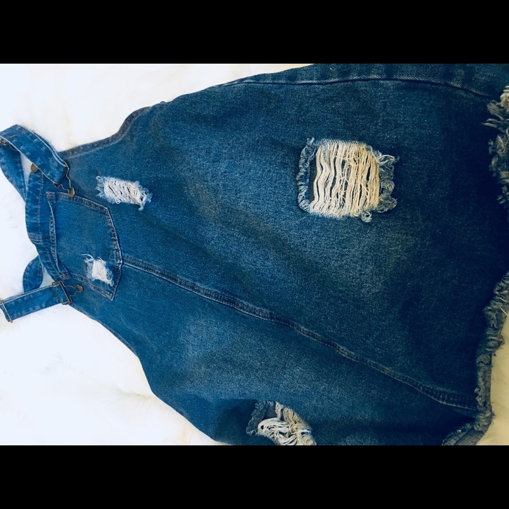 Overall Jean Dress